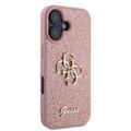 Guess puzdro pre iPhone 16 6,1" GUHCP16SHG4SGP Fixed Glitter Big 4G pink