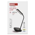 LED stolná lampa EMOS Z7638B MOLLY, čierna