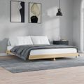 vidaXL Posteľný rám bez matraca dub sonoma 150x200 cm kompozitné drevo
