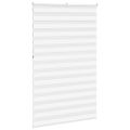 vidaXL Zebra roleta biela 145x230 cm šírka látky 140,9cm polyester