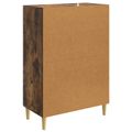 vidaXL Servírovacia skriňa Dymový dub 66 x 34,5 x 95 cm