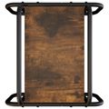 vidaXL Konferenčný stolík Dymový dub 40 x 40 x 51 cm Kompozitné drevo
