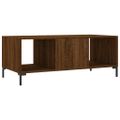 vidaXL Konferenčný stolík hnedý dub 102x50x40 cm kompozitné drevo