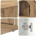 vidaXL Mačka Dom Dub artisan 85 x 55 x 50,5 cm Kompozitné drevo