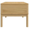 vidaXL Konferenčný stolík FLORO voskovohnedý 99x55,5x45 cm borovica