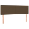vidaXL Boxspring posteľ s matracom tmavohnedá 140x200 cm látka