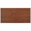 vidaXL Parapetné dosky Hnedé drevo 100 x 45 x 4,5 cm PVC