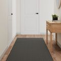 vidaXL Behúň na koberce sisalový vzhľad antracitový 80x300 cm