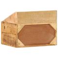 vidaXL Nočný stolík Hnedá 40 x 30 x 30 cm Masívne mango drevo