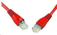 Solarix - patch kabel CAT6 UTP PVC 3 m červený