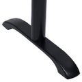 vidaXL Bistro Table Nohy 2 ks Čierna 61x8x72 cm Liatina