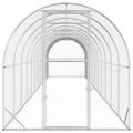 vidaXL Kurník pre kurčatá Strieborná 1200 x 200 x 200 cm
