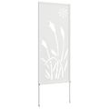 vidaXL Záhradná clona na súkromie Rezací Biela 50 x 140 cm