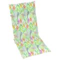 vidaXL Podložky na záhradné stoličky, vysoké operadlo 6 ks 120x50x3 cm
