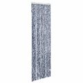 vidaXL Záves proti hmyzu, modrý a biely 56x200 cm, ženilka