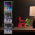 MANTA RGB CAT, LED Neon plexi dekorácia