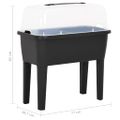 vidaXL Vyvýšený záhon 77x38,7x82 cm PP