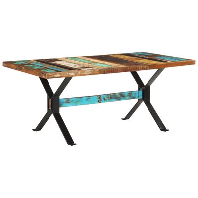 vidaXL Jedálenský stôl 180x90x76 cm, recyklovaný masív
