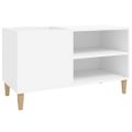 vidaXL Skrinka na platne biela 84,5x38x48 cm kompozitné drevo