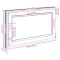 vidaXL Otočné a sklopné okno do suterénu RISOR 100 x 50 cm PVC a sklo