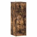 vidaXL Botník dymový dub 32x35x92 cm spracované drevo