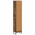 vidaXL Knižnica 40 x 30 x 189,5 cm Kompozitné drevo Dymová dub