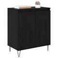 vidaXL Servírovacia skriňa Čierny dub 60 x 35 x 70 cm Kompozitné drevo