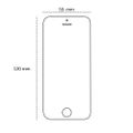 Tempered glass 2,5D for iPhone 5 / 5S / 5C / SE
