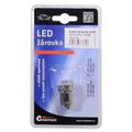 Žiarovka 9LED 12V Ba15s červená úzka
