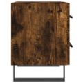 vidaXL Nočné stolíky 2 ks dymový dub 40x35x47,5 cm kompozitné drevo