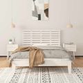 vidaXL Nástenné čelo postele biele 141x3x63 cm masívna borovica