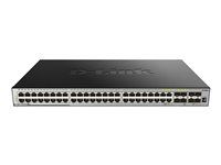Prepínač - L3 - riadený - 44 x 10/100/1000 + 4 x kombinácia Gigabit SFP + 4 x 10 Gigabit SFP+ - Možná montáž do rozvádzača