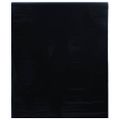 vidaXL Okenná fólia statická matná čierna 45x2000 cm PVC