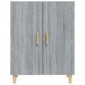 vidaXL Komoda sivý dub sonoma 70x34x90 cm spracované drevo
