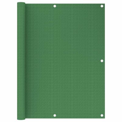 vidaXL Balkónová markíza svetlozelená 120x600 cm HDPE