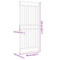 vidaXL Dvere NARVIK 90 x 210 cm Masívne borovicové drevo (neupravené)