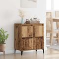 vidaXL Servírovacia skriňa Staré drevo 60 x 35 x 70 cm