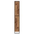 vidaXL Knižnica 80 x 30 x 189,5 cm Kompozitné drevo Staré drevo