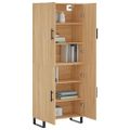 vidaXL Vysoká skrinka dub sonoma 69,5x34x180 cm spracované drevo