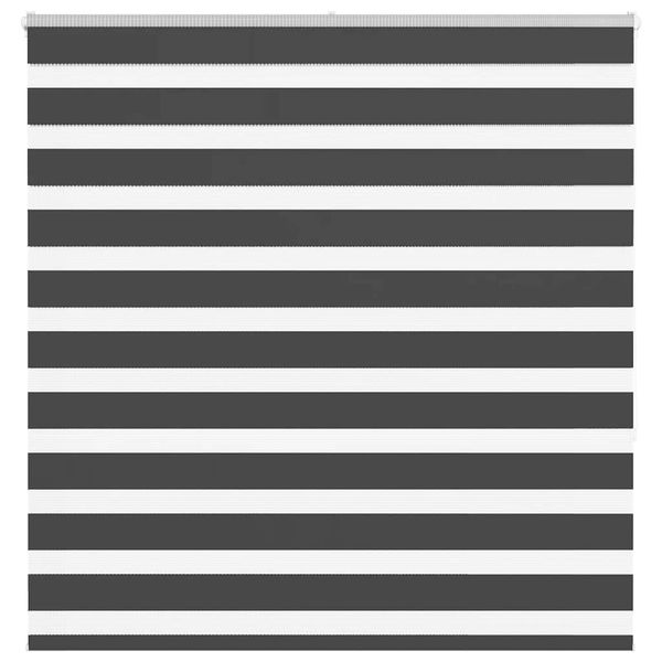 vidaXL Zebra roleta čierna 145x150 cm šírka látky 140,9cm polyester
