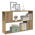 vidaXL skrinka na knihy Artisan Dub 100x24x63 cm Drevo