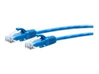 Blue - Patch kábel - RJ-45 (M) do RJ-45 (M) - 1.2 m - 4.8 mm - UTP - CAT 6a - lisovaný, prevedenie bez hrbolčekov - modrá
