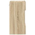 vidaXL Nástenné skrinky s LED osvetlením pre TV 2 ks dub sonoma 40x30x60,5cm