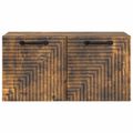 vidaXL Nástenná TV skrinka Nástenný Dymový dub 59,5 x 31 x 30 cm
