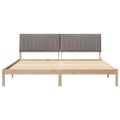 vidaXL Rám postele Hnedá 200 x 200 cm Masívne borovicové drevo