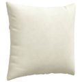 vidaXL Vankúše na pohovku 2 pcs Krémová 45 x 45 cm Kordúrová tkanina
