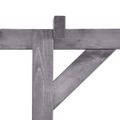 vidaXL Záhradná pergola, sivá 200x40x205 cm, impregnovaná borovica