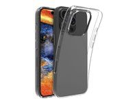 Zadný kryt pre mobilný telefón - bulk - plast - priesvitná - pre Apple iPhone 16 Pro