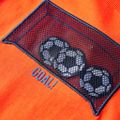 Detské tričko s dlhými rukávmi žiarivo oranžové 128