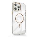 Priehľadné tenké Mag puzdro pre iPhone 17 Air 6,6" zlatá
